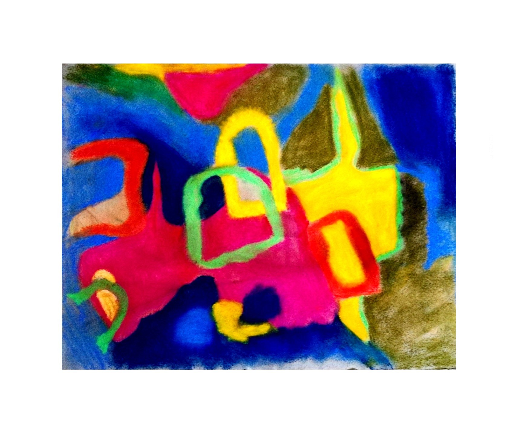 Abstrait multicolore